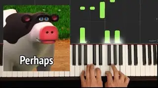 mmmm piano cow