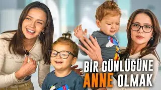 BİR GÜNLÜĞÜNE ANNE OLUP BEBEK BAKMAK ?! #24Saat