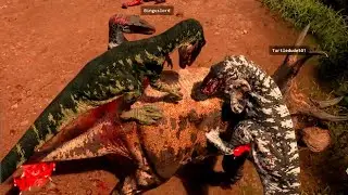 THE ISLE EVRIMA - OMNIRAPTORS VS DIABLOCERATOPS