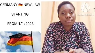 #GERMANY 🇩🇪 NEW law starting from 1/1/ 2023 GOOD NEWS