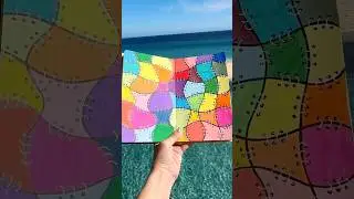 Easy sketchbook drawing idea! #drawing #sketchbook #pattern #zentangle