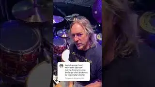 Danny's Drum Set Up Explained #dannycarey #toolband