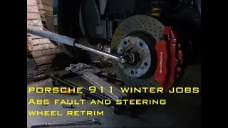 Porsche 911 996 C4 - Steering wheel retrim and ABS diagnosis Part 1