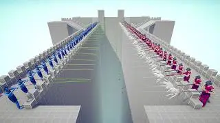 Tournament On The Castle With Archer Towers Map | Totally Accurate Battle Simulator TABS