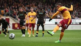 Theo Bair scores from 12 yards against Livingston