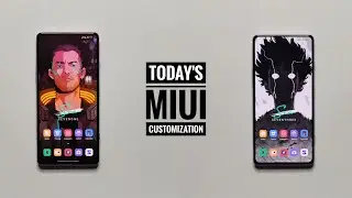 MIUI Themes Customization | CyberPunk & Mob Psycho | Today's Homescreen !
