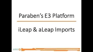 E3 Forensic Platform Importing iLeap and aLeap Data