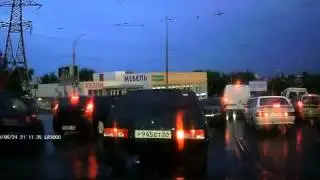 Видео массовой аварии на СХИ в Саратове