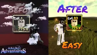 How to AFK Farm XP for UNITS | Anime Adventures