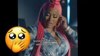 @nickiminaj Fired The DJ For Messing Up Her Remix And Stage Performance😨