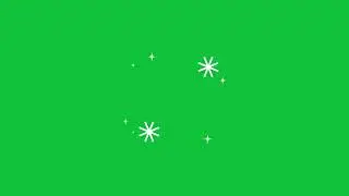 Twinkle Star With Shine Animation | Green Screen