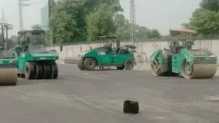 asphalt work Walton Road Lahore Pakistan #2024 #viralvideo #construction