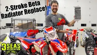 How To Replace a Dirt Bike Radiator | 2021 Beta 300 Race Edition 2 stroke | 3 Seas Recreation