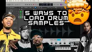 5 WAYS TO LOAD DRUM SAMPLES INTO LOGIC PRO X