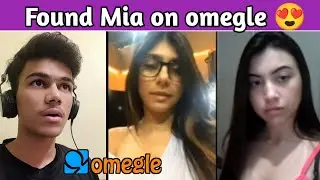 Found Mia ON Omegle || cute girls on omegle || never mess with indian😂 || funny😂