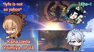 Yoimiya JP VA Kana Ueda Copium Wishing Session Of Venti & Kamisato Ayato | Genshin Impact [ENG Sub]
