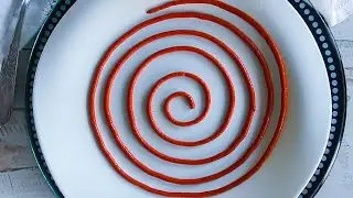 IDEAS PARA DECORAR TUS PLATOS en casa con una salsa. Felices Fiestas!!!