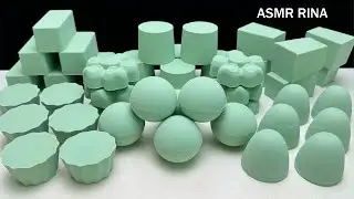 ASMR only soft green baking soda