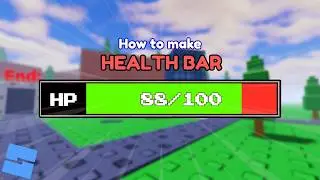 How to make an ANIMATED HEALTH BAR in Roblox Studio