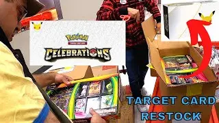 INSANE Target Card Restock! Got a Pokémon 25th Anniversary Celebrations Ultra Premium Collection!