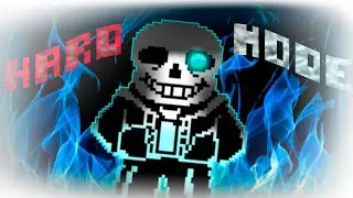 UNDERTALE: Hard Mode Sans Phase 1 by TeamHidden