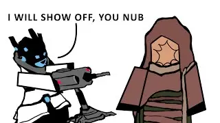 Roblox bedwars tryhards be like