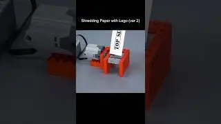 Shredding paper with Lego (ver 2) 