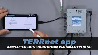 TERRA channel amplifier configuration via TERRnet application