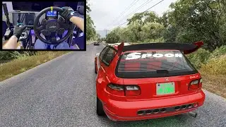 MOST EXCITING  HONDA SIR RACE WITH THE MOZA R21 DIRECT DRIVE ON ASSETTO CORSA