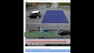 CAR SPEED DETECTION REALTIME APPLICATION PYTHON PROJECT