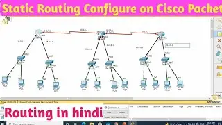 static routing configuration in packet tracer,static routing using  packet tracer,static routing