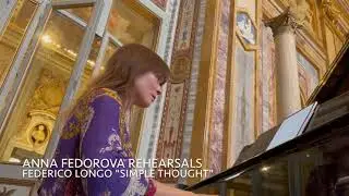 Anna Fedorova, rehearsals Federico Longo 