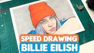 Speed drawing, Billie Eilish