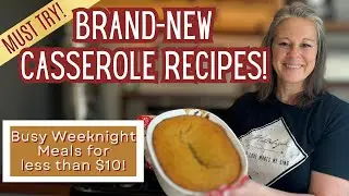 EASY Casseroles PERFECT for FALL! $10 Family Meals! #homemadesimple #easyrecipes #chicken