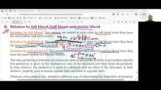 11th LEGAL STUDIES_BLOOD RELATIONS