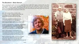 Belle Stewart - If I Was a Blackbird (Roud 387) [traditional Scottish gypsy folk song]