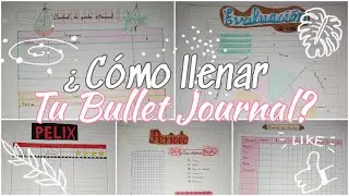 ¿Cómo llenar tu BULLET JOURNAL? | IDEAS DE PÁGINAS | CONTROL DE GASTOS #bujo2023 #bulletjournal