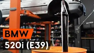 Hoe een veerpoot vooraan vervangen op een BMW 520i (E39) [AUTODOC-TUTORIAL]