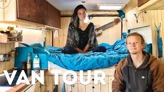 Van tour : DIY Camper van to live and travel full time (Couple in a BOXER L3H2