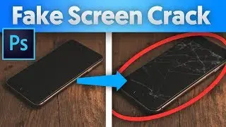 How to Fake Screen Crack in Photoshop | DeadIce Design