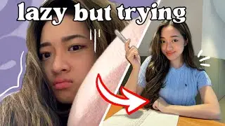 STUDY ROUTINE for when you feel UNPRODUCTIVE and LAZY 😴🥱 + free templates