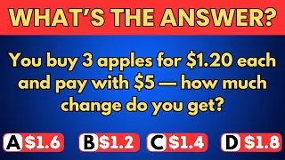 Can You Pass This Mathematics Quiz Challenge? ➗✖️🧠