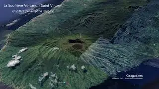 La Soufrière Volcano - Pre-Eruption Animation