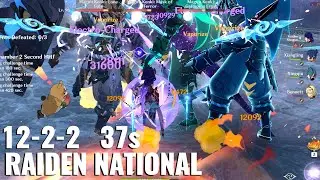 Raiden National 12-2-2 Triple Kenki 37s | 2.3 Spiral Abyss