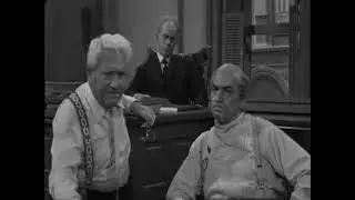 Inherit the Wind scene, creationism vs. evolution