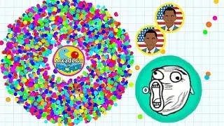 Agar.io - 2 POPSPLIT IN 1 SECOND // 16X , 8X POPSPLITS // AGARIO 21 PERFECTLY POPSPLITS!