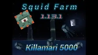 Minecraft 1.13.1 AFK Squid Farm - Killamari 5000!! - Guardians?