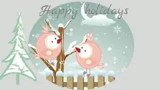 Картичка за Коледа. Christmas card.