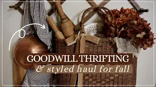 MY DREAM FIND! GOODWILL THRIFTING & STYLED THRIFT HAUL! | Thrift With Me | Home Decor