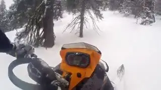 Снегоход и go pro - 1 (52 секунды)